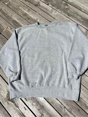 Prospirit basic grey crewneck sweatshirt